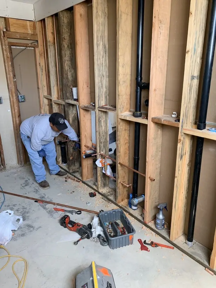 Commercial rough-in plumbing for Gas Line Repair in Green Brook